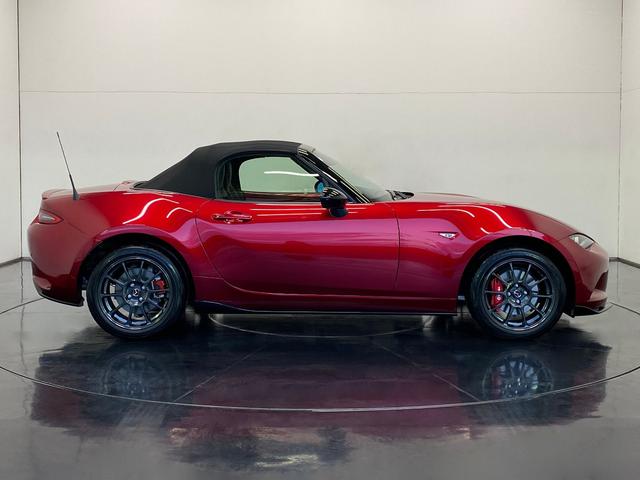 ロードスター ＲＳ　純正ＭＴ　ワンオーナー　禁煙車　フロントブレーキ／Ｂｒｅｍｂｏ社製対向４ピストンキャリパー　ＲＡＹＳ社製鍛造アルミホイール　純正ＯＰアンダースカート（フロント・サイド・リア）　純正ＯＰリアスポイラー（5枚目）