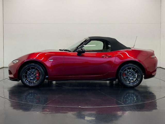 ロードスター ＲＳ　純正ＭＴ　ワンオーナー　禁煙車　フロントブレーキ／Ｂｒｅｍｂｏ社製対向４ピストンキャリパー　ＲＡＹＳ社製鍛造アルミホイール　純正ＯＰアンダースカート（フロント・サイド・リア）　純正ＯＰリアスポイラー（6枚目）