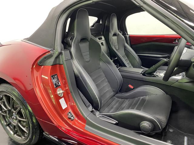 ロードスター ＲＳ　純正ＭＴ　ワンオーナー　禁煙車　フロントブレーキ／Ｂｒｅｍｂｏ社製対向４ピストンキャリパー　ＲＡＹＳ社製鍛造アルミホイール　純正ＯＰアンダースカート（フロント・サイド・リア）　純正ＯＰリアスポイラー（8枚目）