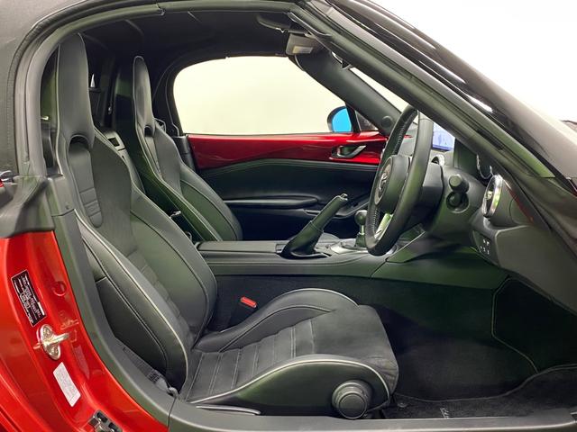 ロードスター ＲＳ　純正ＭＴ　ワンオーナー　禁煙車　フロントブレーキ／Ｂｒｅｍｂｏ社製対向４ピストンキャリパー　ＲＡＹＳ社製鍛造アルミホイール　純正ＯＰアンダースカート（フロント・サイド・リア）　純正ＯＰリアスポイラー（9枚目）