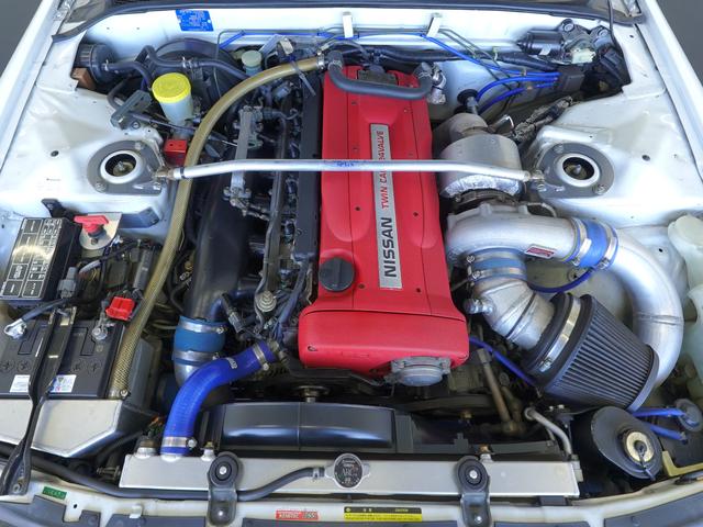 スカイライン ＧＴ－Ｒ　ワンオーナー　ＮＩＳＭＯシートカバー　ＨＫＳシングルタービン５１Ｒ　ＢＢＳホイール　東名パワード製フロントスポイラー（17枚目）