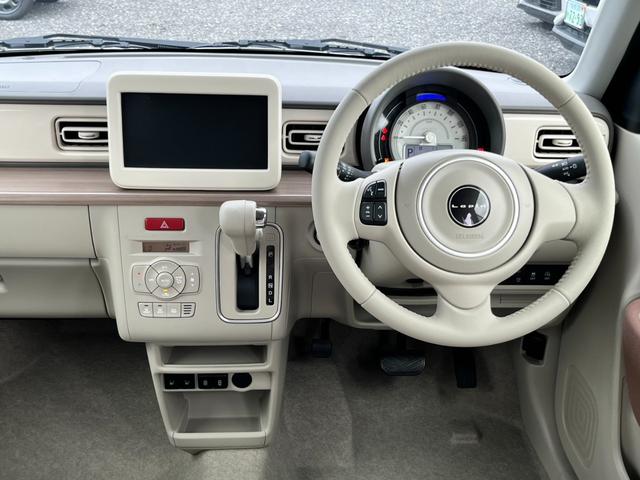 アルトラパン Ｘ　届出済未使用車／スズキセーフティサポート／ＬＥＤヘッドライト／コーナーセンサー／運転席シートヒーター／オートライト／オートエアコン／アイドリングストップ付き／スマートキー／プッシュスタート／純正ＡＷ付（6枚目）