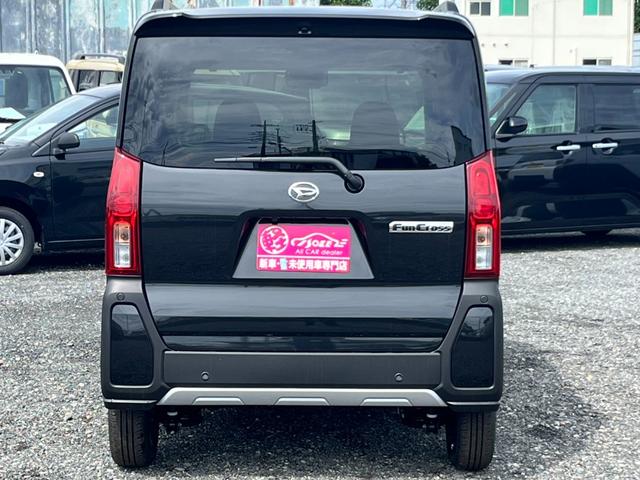 タント ファンクロス　届出済未使用車／ＬＥＤヘッドライト／両側パワースライドドア／バックカメラ／衝突被害軽減ブレーキ／コーナーセンサー／オートエアコン／シートヒーター／電動パーキングブレーキ／オートホールドブレーキ／（53枚目）