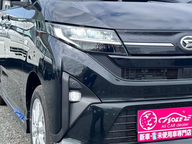 ムーヴ Ｇ　届出済未使用車／ＬＥＤヘッドライト／片側パワースライドドア／電動パーキングブレーキ／衝突被害軽減ブレーキ／コーナーセンサー／オートライト／オートエアコン／アイドリングストップ／純正アルミホイール／（40枚目）