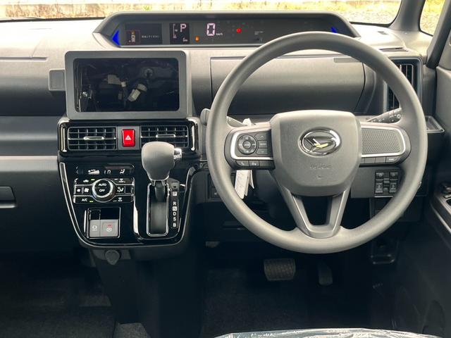 タント カスタムＸ　届出済未使用車／ＬＥＤヘッドライト／両側パワースライドドア／バックカメラ／衝突被害軽減ブレーキ／コーナーセンサー／オートエアコン／シートヒーター／電動パーキングブレーキ／オートホールドブレーキ／（6枚目）