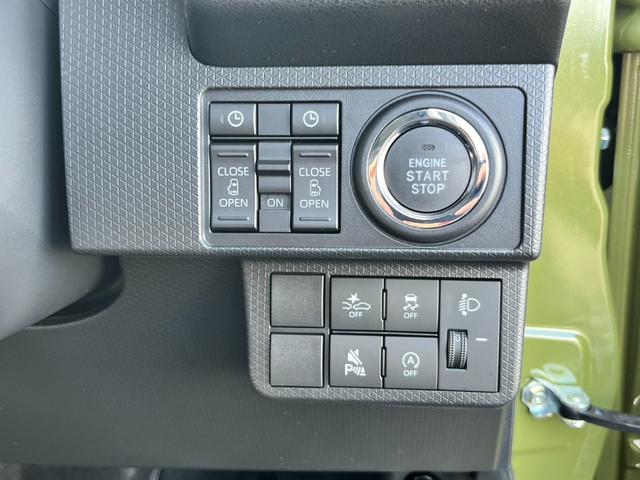 タント ファンクロス　届出済未使用車／ＬＥＤヘッドライト／両側パワースライドドア／バックカメラ／衝突被害軽減ブレーキ／コーナーセンサー／オートエアコン／シートヒーター／電動パーキングブレーキ／オートホールドブレーキ／（19枚目）