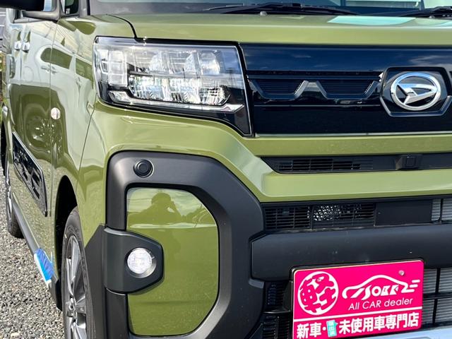 タント ファンクロス　届出済未使用車／ＬＥＤヘッドライト／両側パワースライドドア／バックカメラ／衝突被害軽減ブレーキ／コーナーセンサー／オートエアコン／シートヒーター／電動パーキングブレーキ／オートホールドブレーキ／（41枚目）