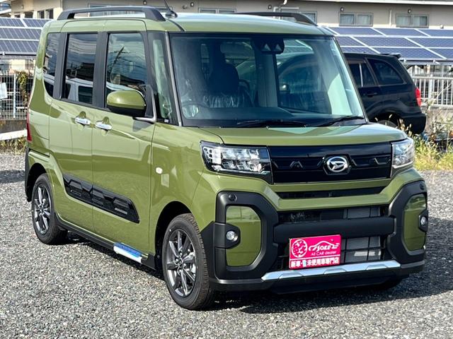 タント ファンクロス　届出済未使用車／ＬＥＤヘッドライト／両側パワースライドドア／バックカメラ／衝突被害軽減ブレーキ／コーナーセンサー／オートエアコン／シートヒーター／電動パーキングブレーキ／オートホールドブレーキ／（45枚目）