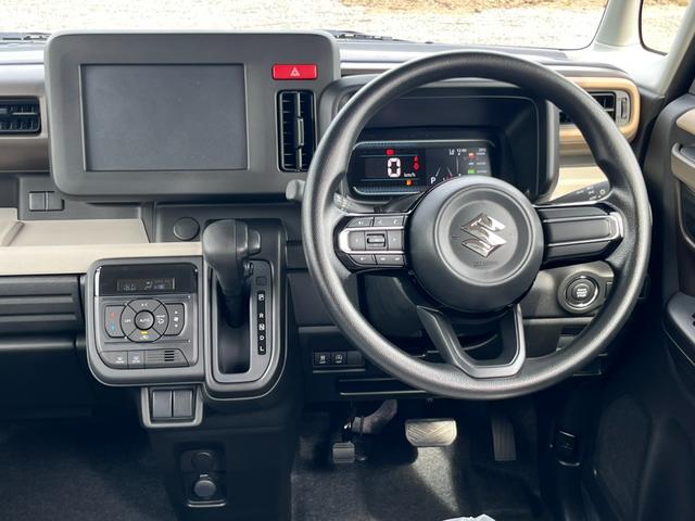 スペーシア ハイブリッドＧ　届出済未使用車／スズキセーフティサポート／ＬＥＤヘッドライト／オートライト／スマートキー／プッシュスタート／オートエアコン／アイドリングストップ／衝突被害軽減ブレーキ／コーナーセンサー／ステリモ付き／（6枚目）