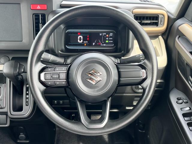 スペーシア ハイブリッドＧ　届出済未使用車／スズキセーフティサポート／ＬＥＤヘッドライト／オートライト／スマートキー／プッシュスタート／オートエアコン／アイドリングストップ／衝突被害軽減ブレーキ／コーナーセンサー／ステリモ付き／（9枚目）