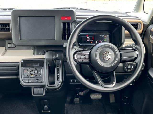 スペーシア ハイブリッドＧ　届出済未使用車／スズキセーフティサポート／ＬＥＤヘッドライト／オートライト／スマートキー／プッシュスタート／オートエアコン／アイドリングストップ／衝突被害軽減ブレーキ／コーナーセンサー／ステリモ付き／（6枚目）