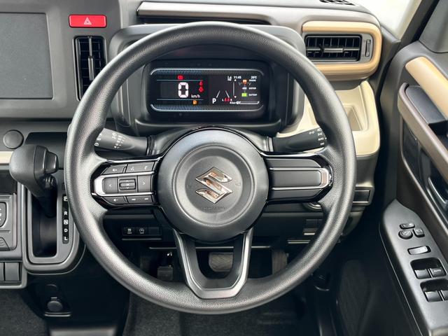 スペーシア ハイブリッドＧ　届出済未使用車／スズキセーフティサポート／ＬＥＤヘッドライト／オートライト／スマートキー／プッシュスタート／オートエアコン／アイドリングストップ／衝突被害軽減ブレーキ／コーナーセンサー／ステリモ付き／（9枚目）