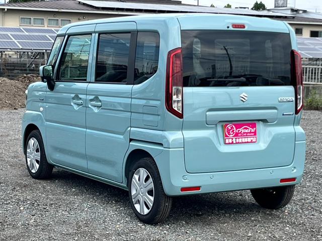 スペーシア ハイブリッドＧ　届出済未使用車／スズキセーフティサポート／ＬＥＤヘッドライト／オートライト／スマートキー／プッシュスタート／オートエアコン／アイドリングストップ／衝突被害軽減ブレーキ／コーナーセンサー／ステリモ付き／（48枚目）