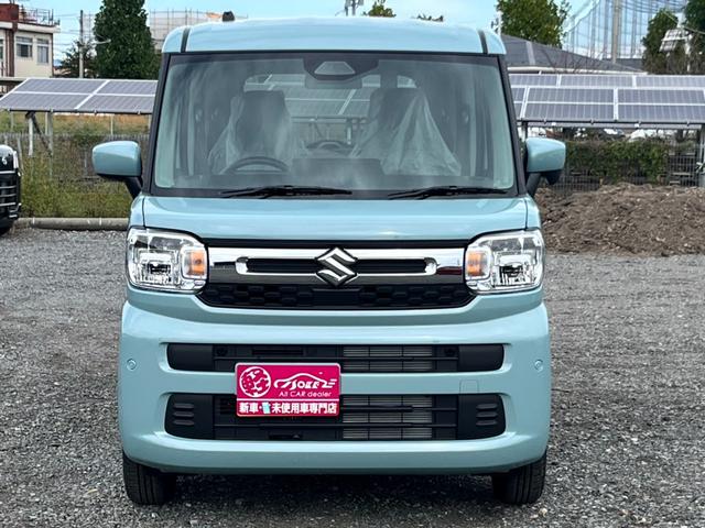 スペーシア ハイブリッドＧ　届出済未使用車／スズキセーフティサポート／ＬＥＤヘッドライト／オートライト／スマートキー／プッシュスタート／オートエアコン／アイドリングストップ／衝突被害軽減ブレーキ／コーナーセンサー／ステリモ付き／（51枚目）