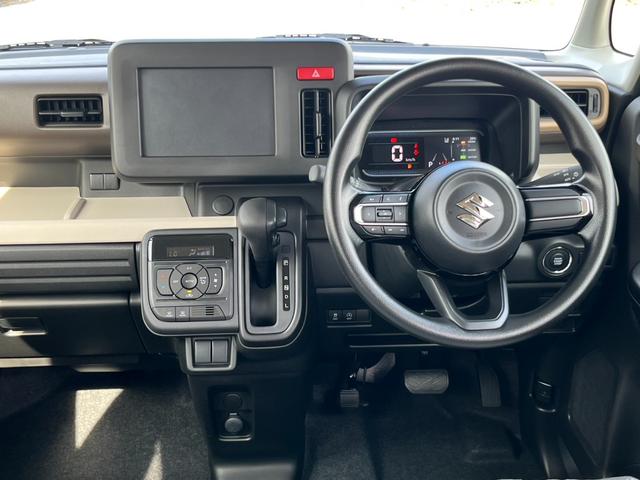 スペーシア ハイブリッドＧ　届出済未使用車／スズキセーフティサポート／ＬＥＤヘッドライト／オートライト／スマートキー／プッシュスタート／オートエアコン／アイドリングストップ／衝突被害軽減ブレーキ／コーナーセンサー／ステリモ付き／（4枚目）