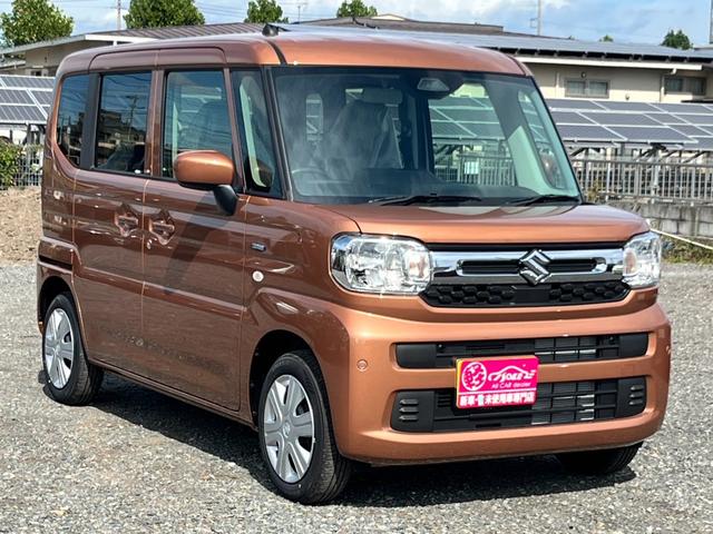 スペーシア ハイブリッドＧ　届出済未使用車／スズキセーフティサポート／ＬＥＤヘッドライト／オートライト／スマートキー／プッシュスタート／オートエアコン／アイドリングストップ／衝突被害軽減ブレーキ／コーナーセンサー／ステリモ付き／（38枚目）