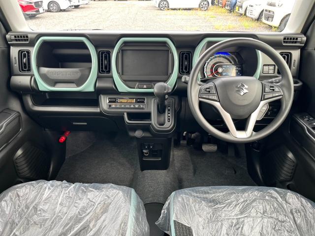 ハスラー ハイブリッドＧ　届出済未使用車／スズキセーフティサポート／スマートキー／プッシュスタート／ＬＥＤヘッドライト／衝突被害軽減ブレーキ／リアコーナーセンサー／シートヒーター／オートエアコン／オートライト／ＡＣＣ（5枚目）