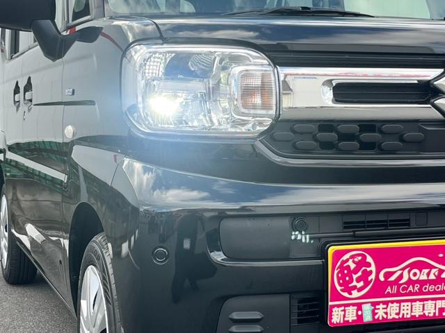 スペーシア ハイブリッドＧ　届出済未使用車／スズキセーフティサポート／ＬＥＤヘッドライト／オートライト／スマートキー／プッシュスタート／オートエアコン／アイドリングストップ／衝突被害軽減ブレーキ／コーナーセンサー／ステリモ付き／（34枚目）