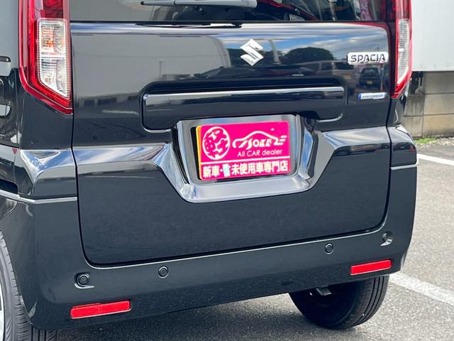 スペーシア ハイブリッドＧ　届出済未使用車／スズキセーフティサポート／ＬＥＤヘッドライト／オートライト／スマートキー／プッシュスタート／オートエアコン／アイドリングストップ／衝突被害軽減ブレーキ／コーナーセンサー／ステリモ付き／（35枚目）