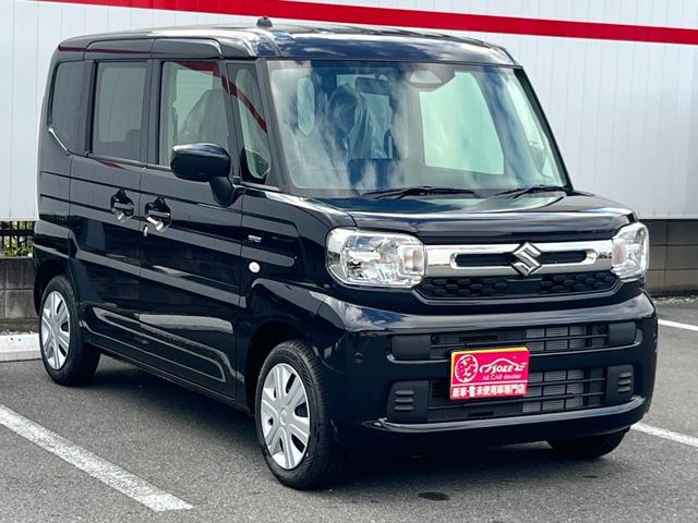 スペーシア ハイブリッドＧ　届出済未使用車／スズキセーフティサポート／ＬＥＤヘッドライト／オートライト／スマートキー／プッシュスタート／オートエアコン／アイドリングストップ／衝突被害軽減ブレーキ／コーナーセンサー／ステリモ付き／（37枚目）