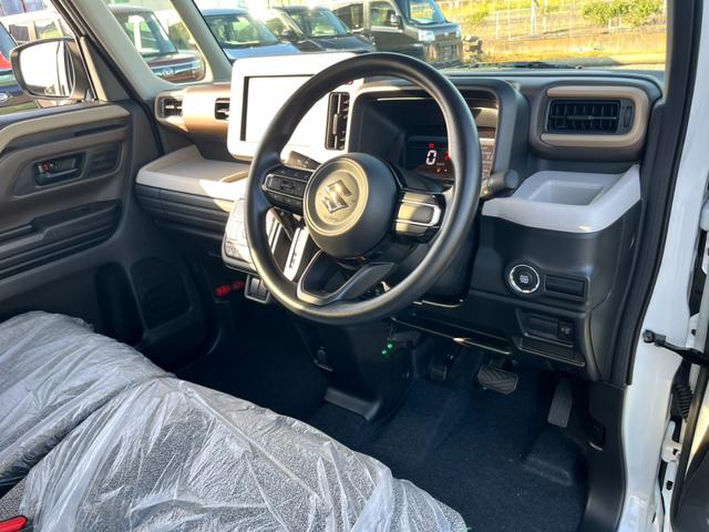 スペーシア ハイブリッドＧ　届出済未使用車／スズキセーフティサポート／ＬＥＤヘッドライト／オートライト／スマートキー／プッシュスタート／オートエアコン／アイドリングストップ／衝突被害軽減ブレーキ／コーナーセンサー／ステリモ付き／（22枚目）