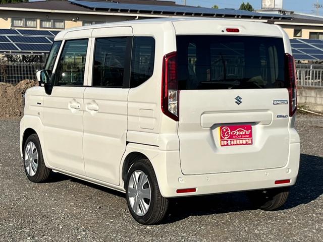 スペーシア ハイブリッドＧ　届出済未使用車／スズキセーフティサポート／ＬＥＤヘッドライト／オートライト／スマートキー／プッシュスタート／オートエアコン／アイドリングストップ／衝突被害軽減ブレーキ／コーナーセンサー／ステリモ付き／（40枚目）