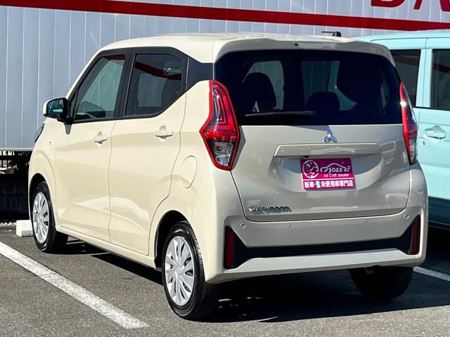 ｅＫワゴン Ｍ　バックカメラ／純正ＣＤオーディオ／オートライト／キーレス／衝突被害軽減ブレーキ／前後コーナーセンサー／ステアリングリモコン／アイドリングストップ／電動格納ミラー／シートリフター／ハロゲンヘッドライト（46枚目）