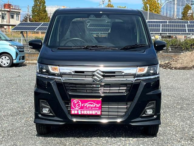 ワゴンRカスタムZ ハイブリッドZX 届出済未使用車/スズキセーフティサポート/LEDヘッドライト/スマートキー/プッシュスタート/衝突被害軽減ブレーキ/コーナーセンサー/アイドリングストップ/シートヒーター/オートエアコン/オートライト(46枚目)