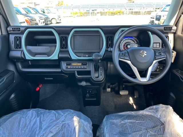 ハスラー ハイブリッドＧ　届出済未使用車／スズキセーフティサポート／スマートキー／プッシュスタート／ＬＥＤヘッドライト／衝突被害軽減ブレーキ／リアコーナーセンサー／シートヒーター／オートエアコン／オートライト／ＡＣＣ（5枚目）