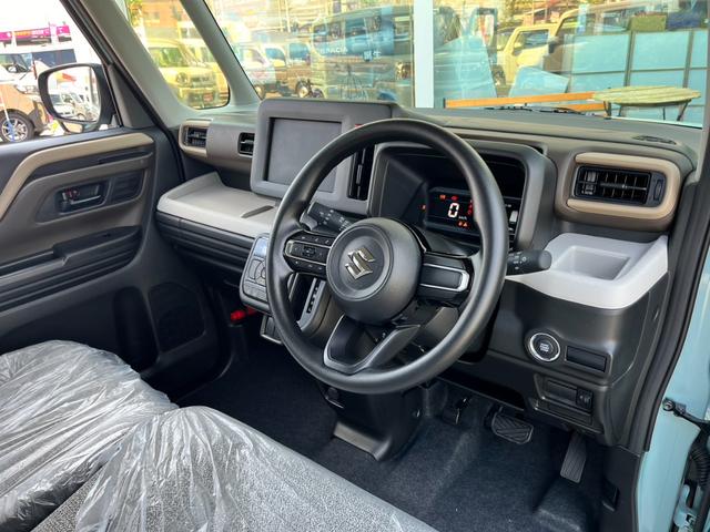 スペーシア ハイブリッドG 届出済未使用車/スズキセーフティサポート/LEDヘッドライト/オートライト/スマートキー/プッシュスタート/オートエアコン/アイドリングストップ/衝突被害軽減ブレーキ/コーナーセンサー/ステリモ付き/(22枚目)