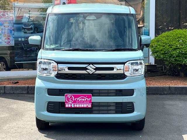 スペーシア ハイブリッドG 届出済未使用車/スズキセーフティサポート/LEDヘッドライト/オートライト/スマートキー/プッシュスタート/オートエアコン/アイドリングストップ/衝突被害軽減ブレーキ/コーナーセンサー/ステリモ付き/(45枚目)