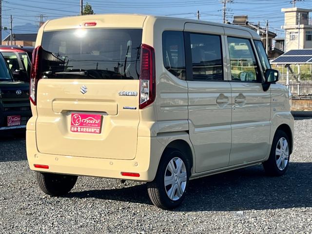 スペーシア 届出済未使用車/スズキセーフティサポート/LEDヘッドライト/オートライト/スマートキー/プッシュスタート/オートエアコン/アイドリングストップ/衝突被害軽減ブレーキ/コーナーセンサー/ステリモ付き/(2枚目)