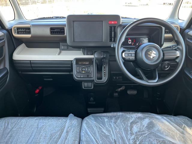 スペーシア 届出済未使用車/スズキセーフティサポート/LEDヘッドライト/オートライト/スマートキー/プッシュスタート/オートエアコン/アイドリングストップ/衝突被害軽減ブレーキ/コーナーセンサー/ステリモ付き/(5枚目)