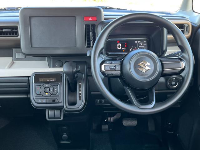 スペーシア 届出済未使用車/スズキセーフティサポート/LEDヘッドライト/オートライト/スマートキー/プッシュスタート/オートエアコン/アイドリングストップ/衝突被害軽減ブレーキ/コーナーセンサー/ステリモ付き/(6枚目)