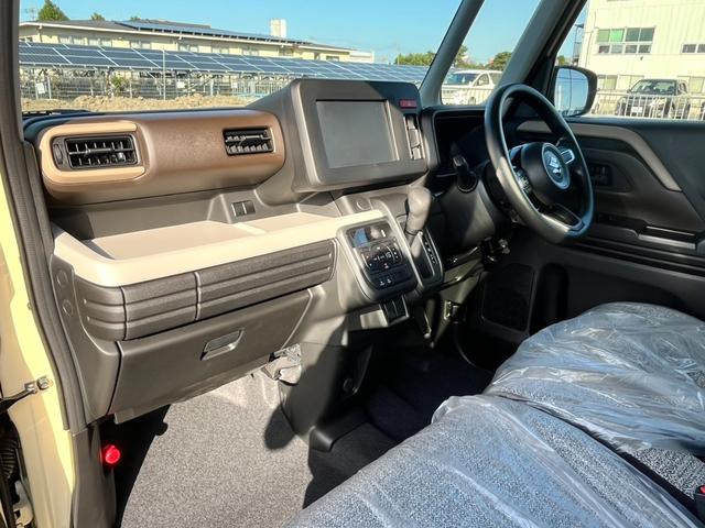 スペーシア 届出済未使用車/スズキセーフティサポート/LEDヘッドライト/オートライト/スマートキー/プッシュスタート/オートエアコン/アイドリングストップ/衝突被害軽減ブレーキ/コーナーセンサー/ステリモ付き/(23枚目)