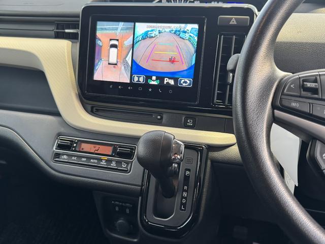 ソリオ ハイブリッドＭＸ　衝突被害軽減ブレーキ／全方位カメラ付きメモリーナビ／電動スライドドア／レーダークルーズコントロール／純正１５インチアルミホイール／プッシュスタート／オートエアコン／前席シートヒーター／シートリフター（18枚目）
