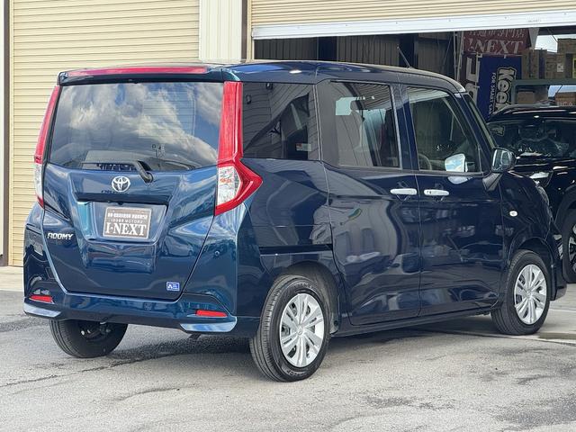 ルーミー Ｘ　衝突被害軽減ブレーキ／電動スライドドア／地デジ対応ナビ／バックカメラ／ＥＴＣ車載器／プッシュスタート／クリアランスソナー／後席ロールサンシェード／レーザーブルークリスタルシャイン／車検整備付き／禁煙車（11枚目）