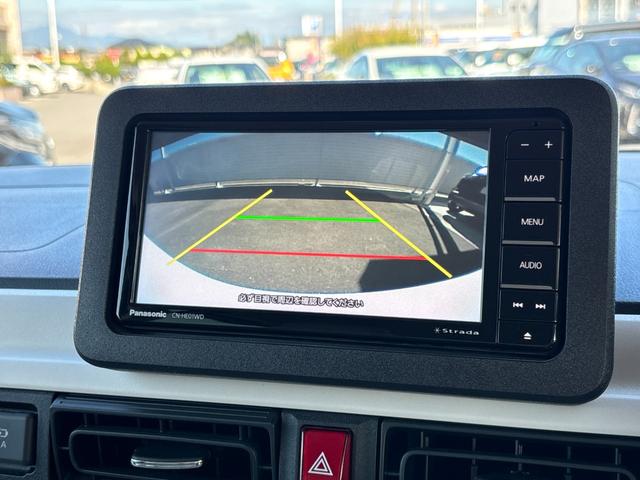 ムーヴキャンバス ストライプスＧ　雹害車につき現車確認した方のみ販売可　７インチナビ　ＤＶＤ再生　Ｂｌｕｅｔｏｏｔｈオーディオバックカメラ　フルセグ　両側電動スライド　スマアシ　コーナーセンサー　ホッとカップホルダー　シートヒーター（4枚目）