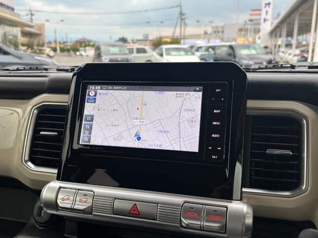 クロスビー ハイブリッドＭＺ　４ＷＤ　ターボ　純正７インチナビ　フルセグＴＶ　全方位モニター　ステアリングスイッチ　レーダークルーズ　コーナーセンサー　シートヒーター（3枚目）