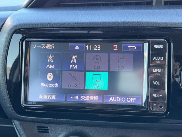 ヴィッツ F セーフティーエディションIII 純正SDナビ バックカメラ TV Bluetooth LEDヘッドライト ビルドインETC オートライト トヨタセーフティ 純正ドラレコ オートハイビーム(3枚目)