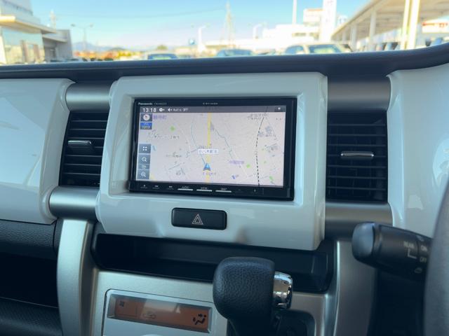 ハスラー Ｇ　パナソニックナビ　フルセグＴＶ　ＣＤ＆ＤＶＤ再生　Ｂｌｕｅｔｏｏｔｈ　ＥＴＣ　前席シートヒーター　レーダーブレーキサポート　アイドリングストップ（3枚目）