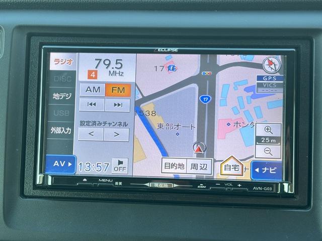 Ｎ－ＷＧＮカスタム Ｇ　ＳＤナビ　バックカメラ　ＣＤ＆ＤＶＤ再生　キセノンライト　フォグランプ　ステアリングリモコン　純正フロアマット＆バイザー（7枚目）