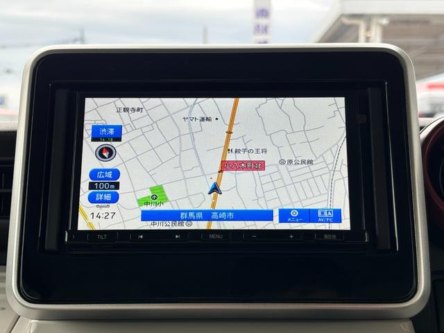 スペーシア ハイブリッドＸ　イクリプスナビ　バックカメラ　Ｂｌｕｅｔｏｏｔｈ　シートヒーター　ＥＴＣ　アイドリングストップ　スズキセーフティ　コーナーセンサー　オートライト　両側電動スライド（3枚目）