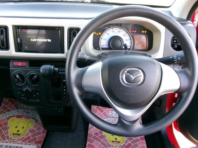 キャロル GS 社外ディスプレイオーディオ Bluetooth USB DVD CD バックモニター 運転席シートヒーター オートライト ハイビームアシスト 電動格納ミラー アイドリングストップ キーレスエントリー(3枚目)