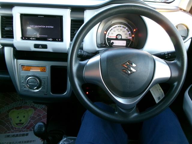 ハスラー Ｇ　フロア５速マニュアル　ＭＴ　社外ナビ　フルセグテレビ　ＣＤ　ＤＶＤ　Ｂｌｕｅｔｏｏｔｈ　ＥＴＣ　運転席シートヒーター　電動格納ミラー　アイドリングストップ　キーレスエントリー　軽ＳＵＶ（2枚目）