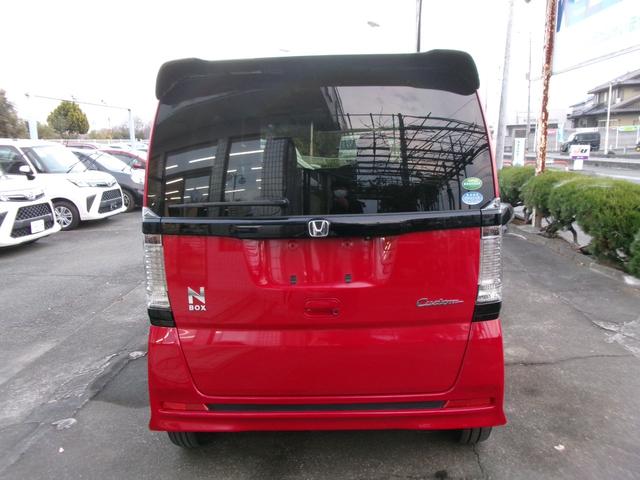 Ｎ－ＢＯＸカスタム ２トーンカラースタイル　Ｇ・Ｌパッケージ　ワンオーナー　両側スライド　片側パワースライドドア　社外ナビ　ワンセグテレビ　ＣＤ　ＳＤ　オートライト　フォグランプ　アイドリングストップ　電動格納ミラー　ベンチシート　盗難防止システム（24枚目）