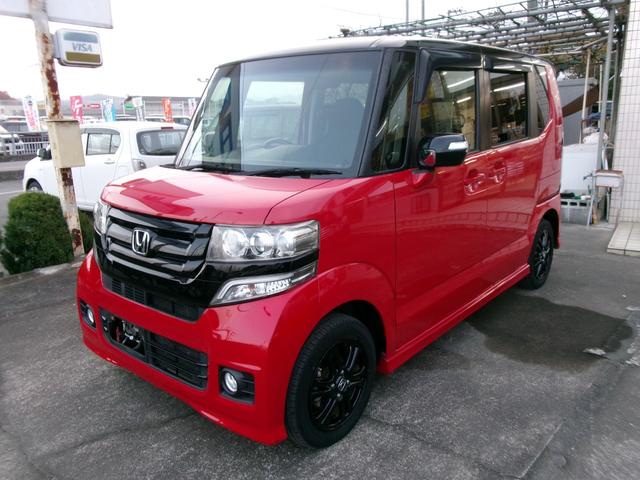Ｎ－ＢＯＸカスタム ２トーンカラースタイル　Ｇ・Ｌパッケージ　ワンオーナー　両側スライド　片側パワースライドドア　社外ナビ　ワンセグテレビ　ＣＤ　ＳＤ　オートライト　フォグランプ　アイドリングストップ　電動格納ミラー　ベンチシート　盗難防止システム（27枚目）