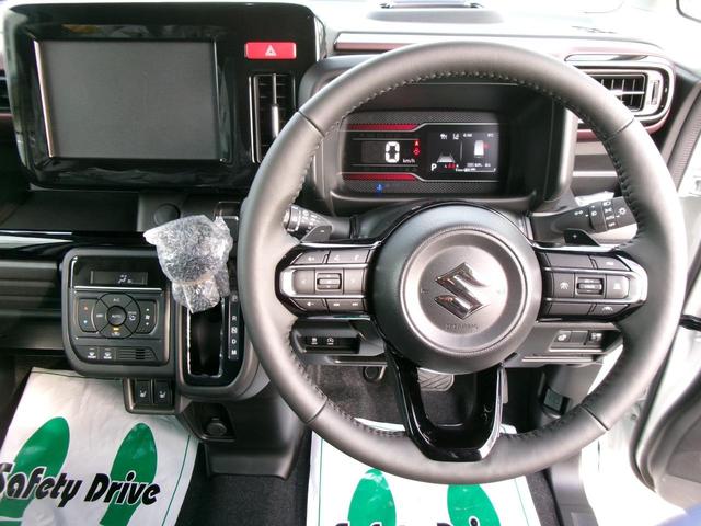 スペーシアカスタム ハイブリッドＸＳターボ　デュアルセンサーブレーキサポート２　スズキセーフティーサポート　電動パーキング・ホールド　シートヒーター　ハンドルヒーター　ヘッドアップディスプレイ　サンシェード　シートバックテーブル　サーキュレータ（3枚目）