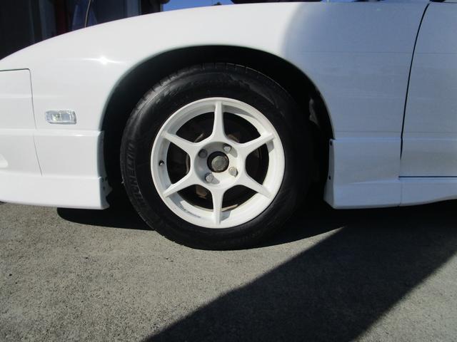 180SX タイプS 純正エアロ リアウイング フロントリップ P1レーシングAW(25枚目)