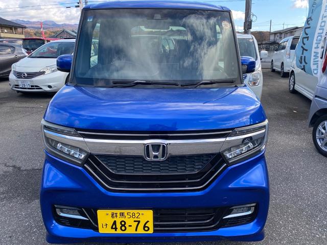 Ｎ－ＢＯＸカスタム Ｇ・ＥＸターボホンダセンシング　ナビＴＶ　バックカメラ　Ｂｌｕｅｔｏｏｔｈ　ＥＴＣ　ホンダセンシング　両側パワースライド　ハーフレザーシート（3枚目）